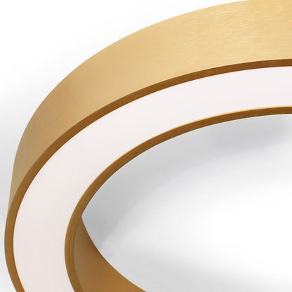 Nova Luce Morbido LED kruhové přisazené svítidlo CCT s ovladačem + app