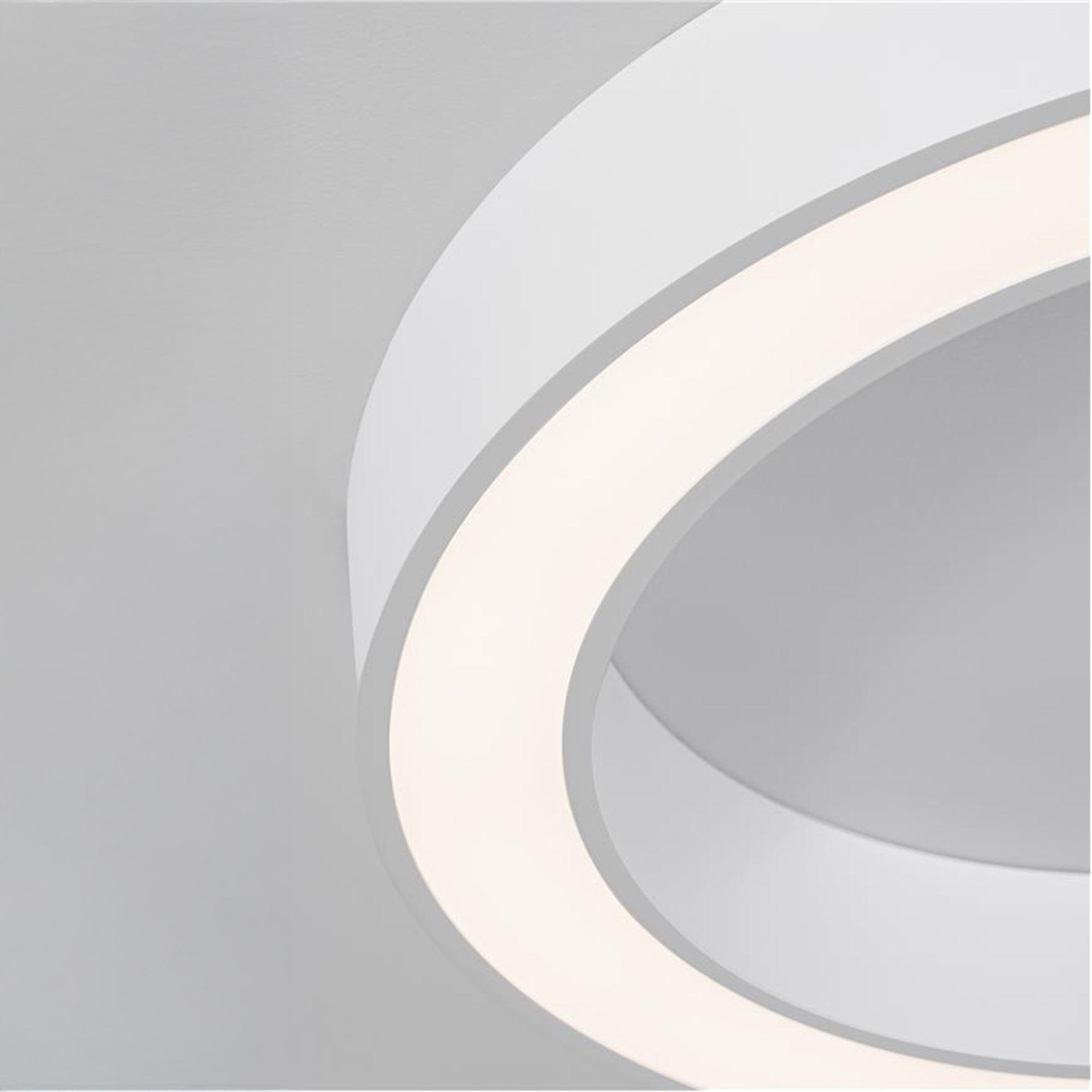 Nova Luce Morbido LED kruhové přisazené svítidlo CCT s ovladačem + app