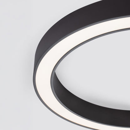 Nova Luce Morbido LED kruhové přisazené svítidlo CCT s ovladačem + app