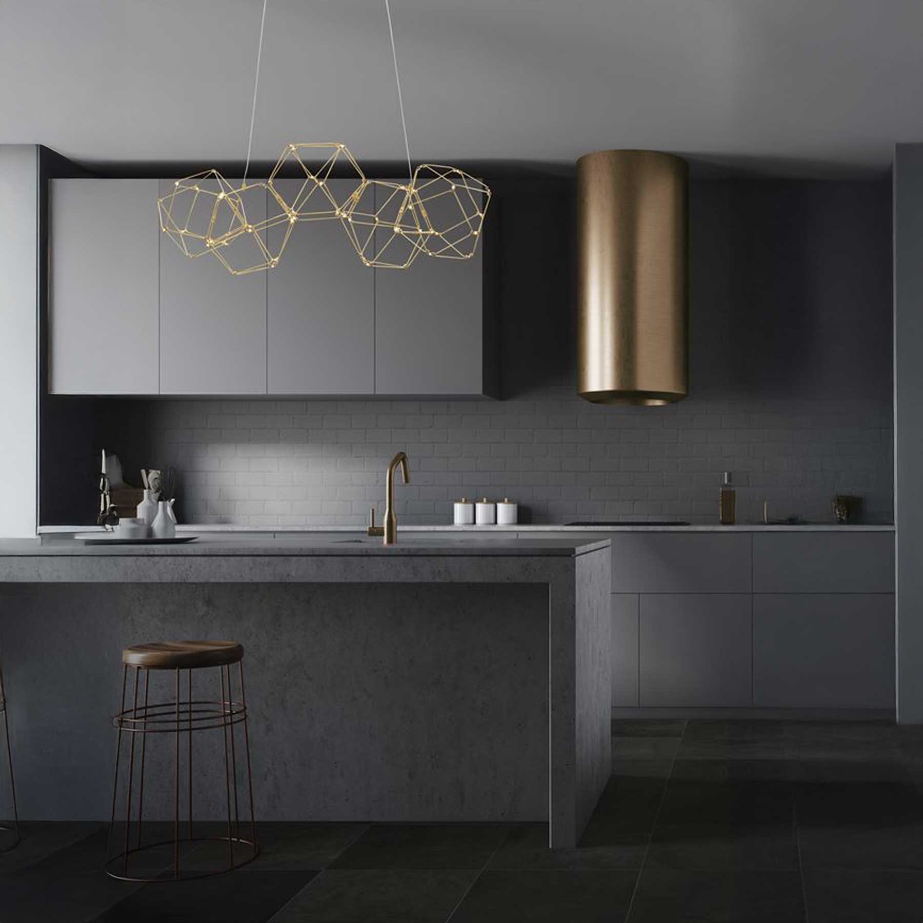 Nova Luce Nebula LED podélné závěsné svítidlo