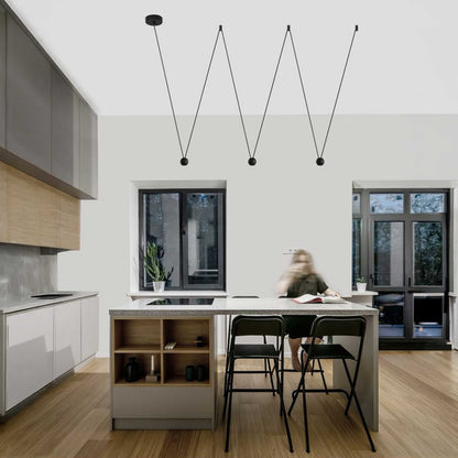 Nova Luce Nocci LED závesné svietidlo s lanovým vedením