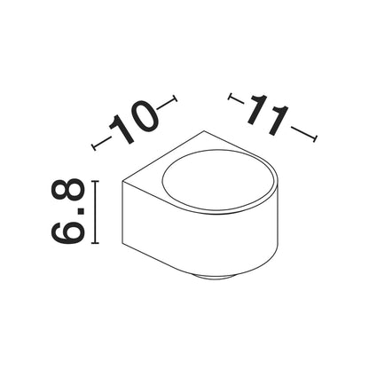 Nova Luce Opera LED nástěnné svítidlo IP54