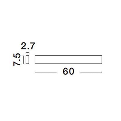 Nova Luce Doul LED wall light IP65