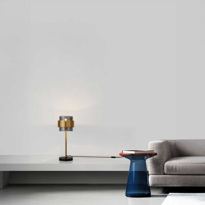 Nova Luce Sianna E27 sklenená stolová lampa