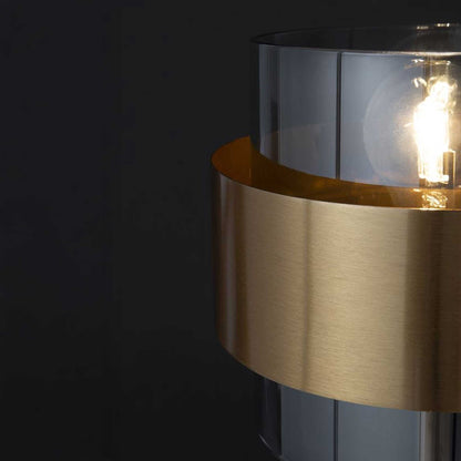 Nova Luce Sianna E27 sklenená stolová lampa