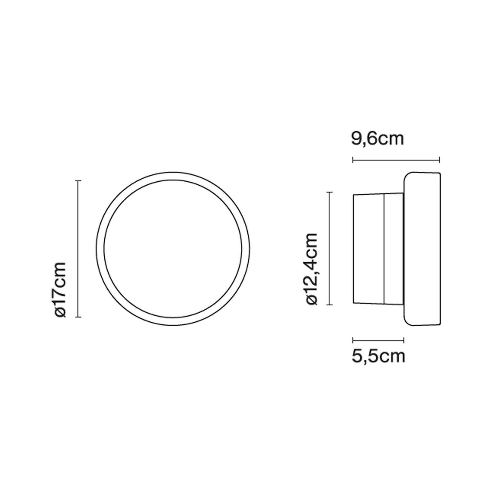 Marset Roc Plus LED nástenné svietidlo