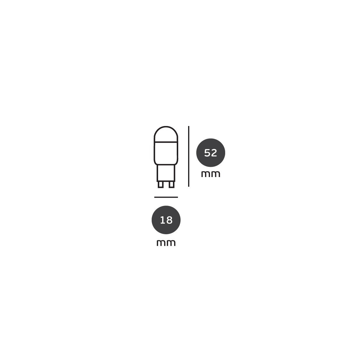 LED žiarovka VK Light G9 3 W 220 lm