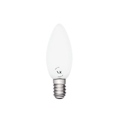 LED žiarovka VK Light Candle Filament Milky E14
