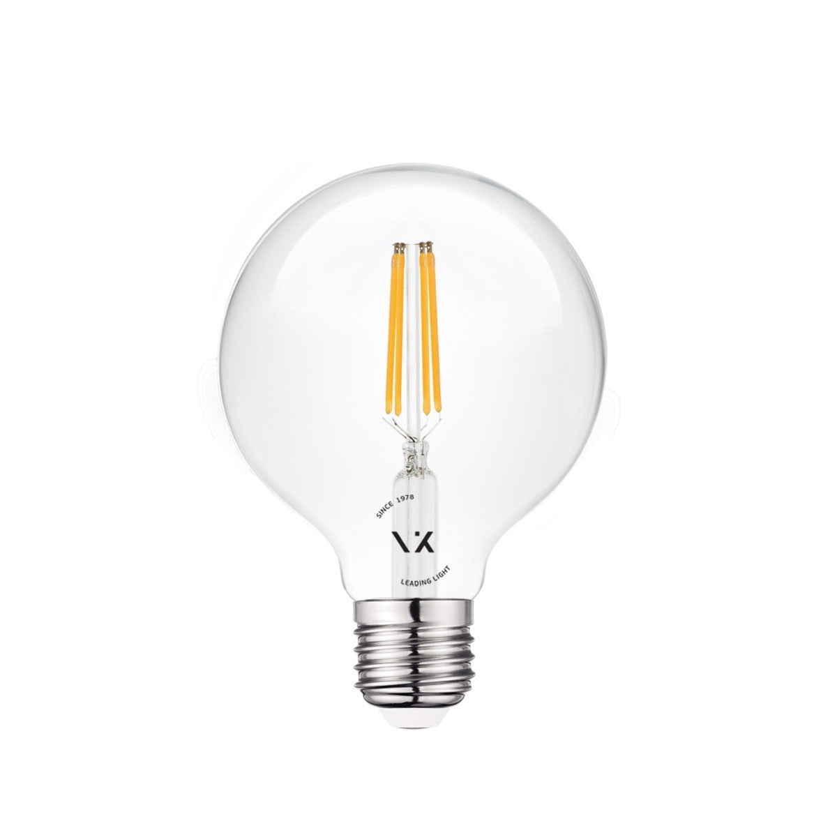 LED žiarovka VK Light Globo Filament Clear E27