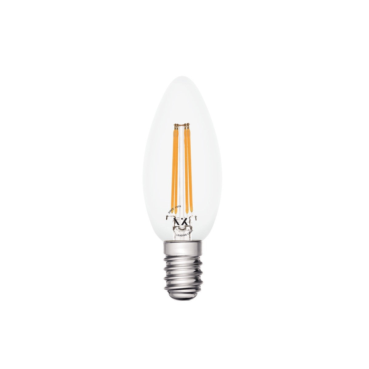 LED žiarovka VK Light Candle Filament Clear E14 2700K 5W s možnosťou stmievania