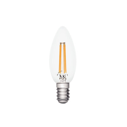 LED žiarovka VK Light Candle Filament Clear E14 2700K 5W s možnosťou stmievania
