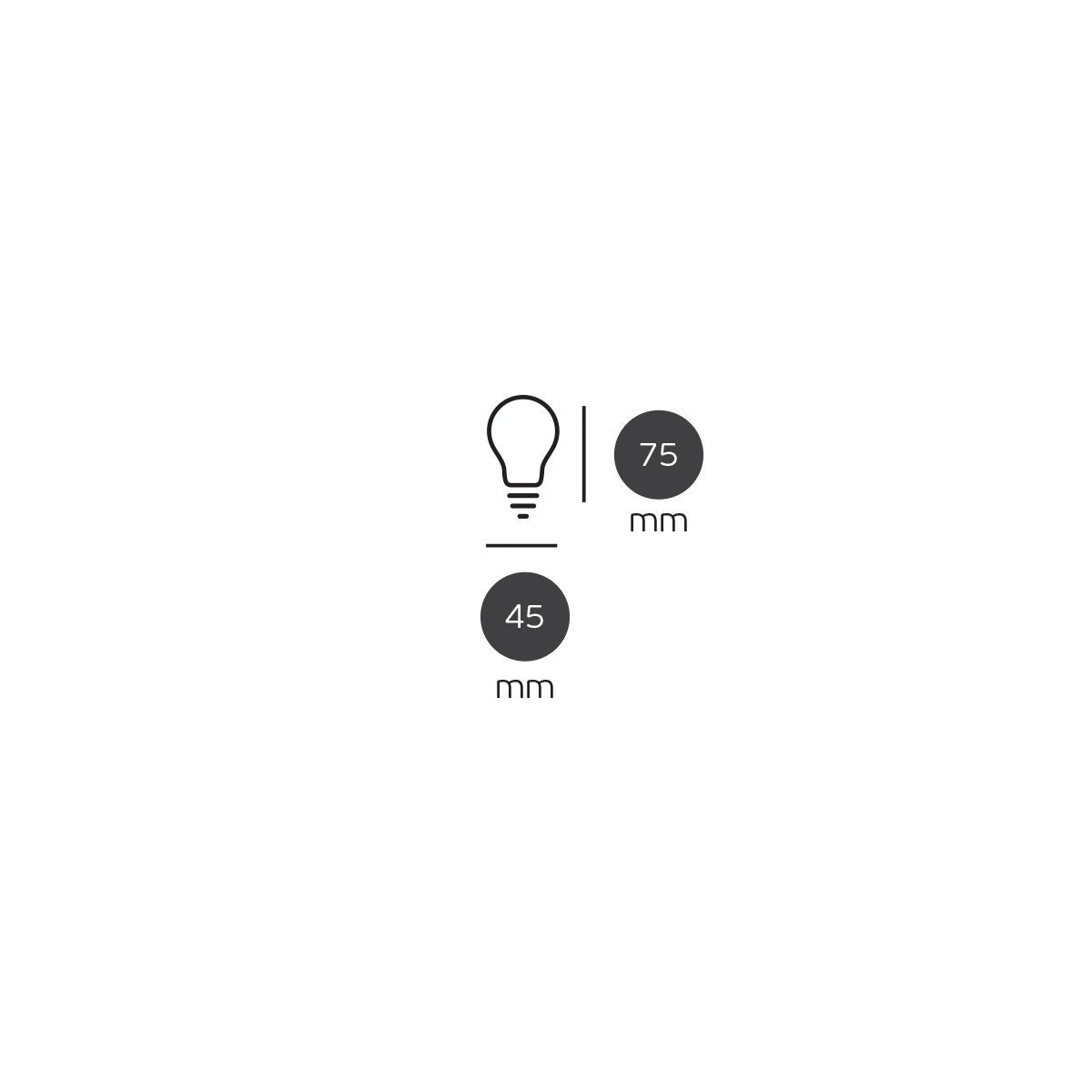 LED žiarovka VK Light Mini Globe Filament Silver E14 2700K 4,5 W, stmievateľná