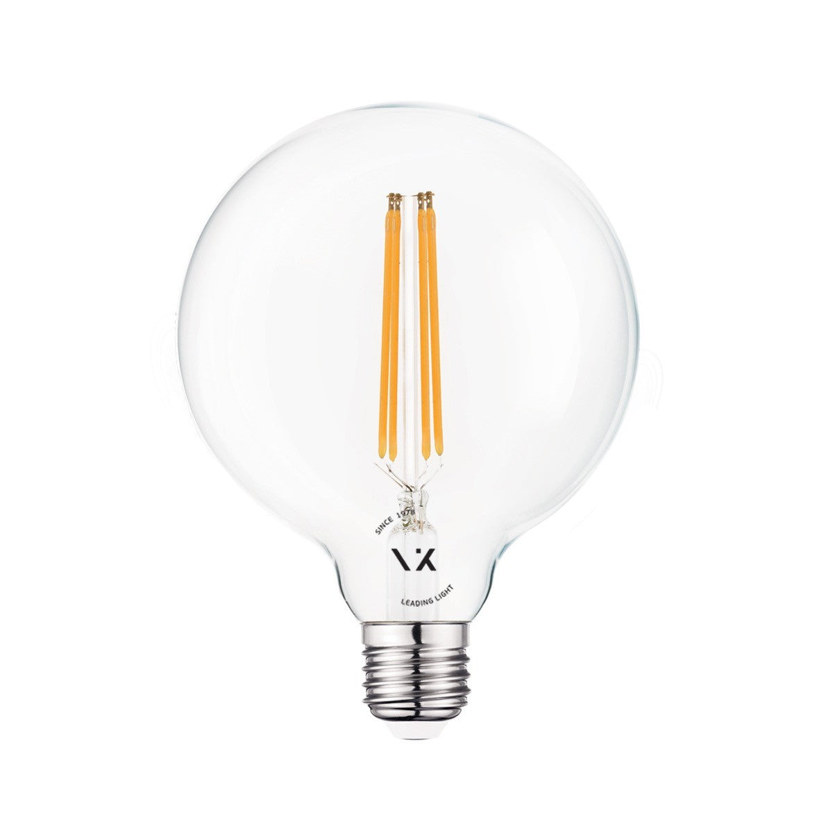 LED žiarovka VK Light Globo Filament Clear E27 2700K 7W s možnosťou stmievania