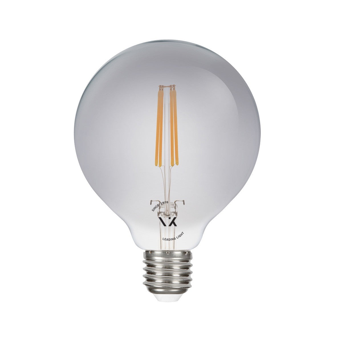 LED žiarovka VK Light Globo Filament Dark Grey E27 2700K 7W s možnosťou stmievania