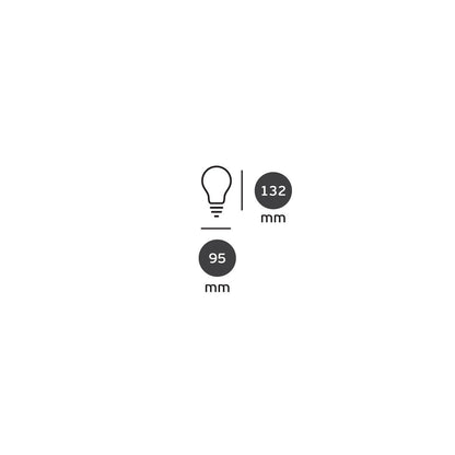 LED žiarovka VK Light Globo Filament Dark Grey E27 2700K 7W s možnosťou stmievania