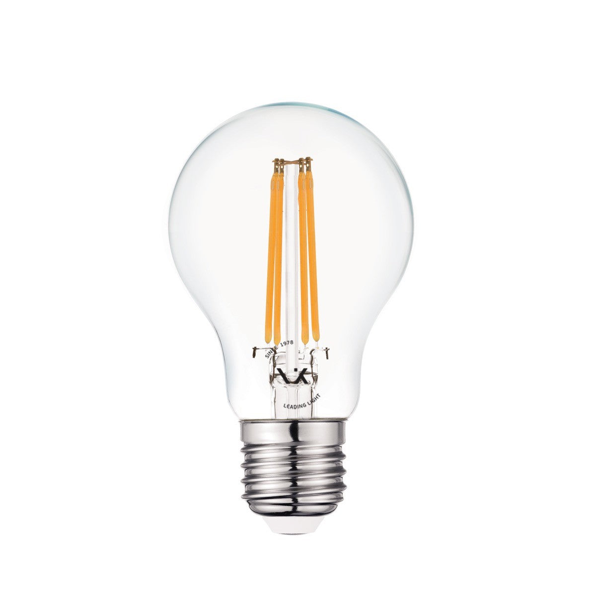 LED žiarovka VK Light Classic Filament Clear-A60 E27 2700K