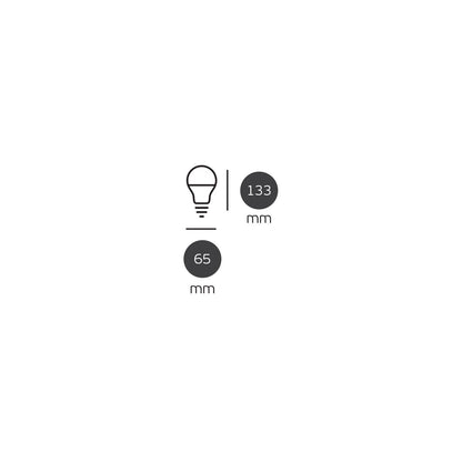 LED žiarovka VK Light Classic Plastic E27 1800 lm ø65 18 W