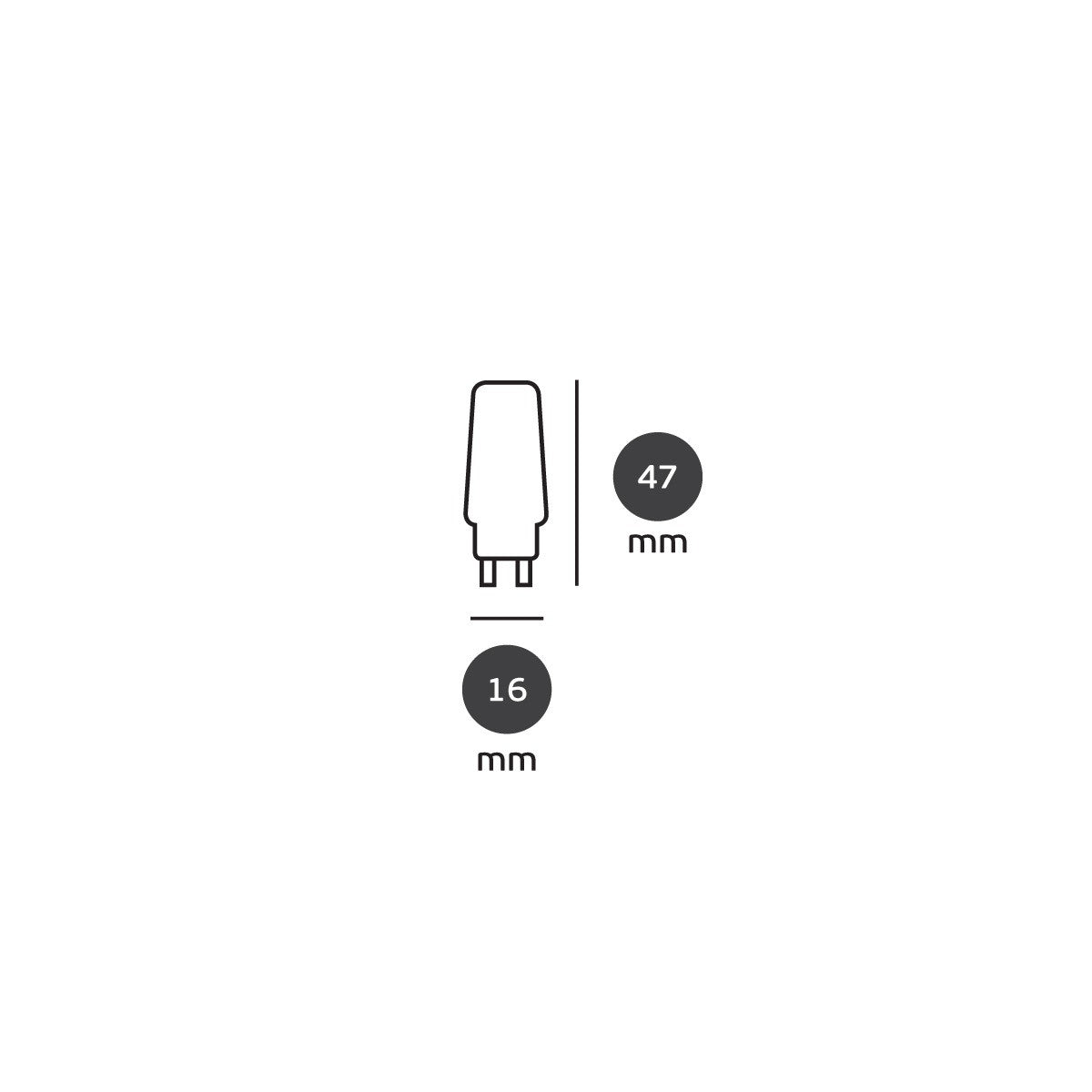 LED žiarovka VK Light G9 2 W, stmievateľná