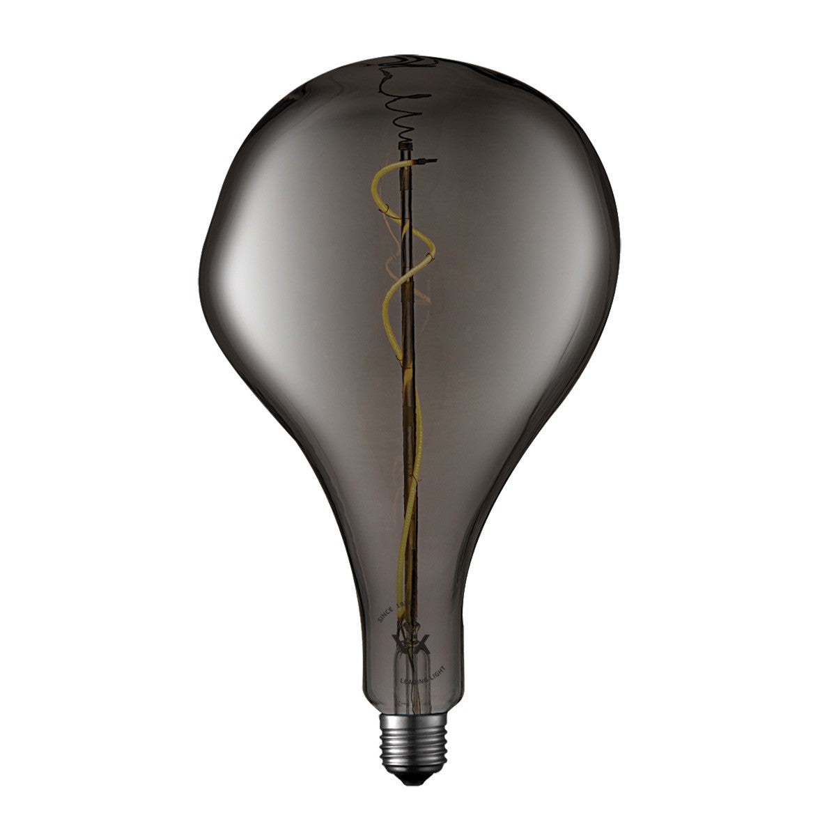 LED žiarovka VK Light Spiral Filament Dark Grey E27 2200K 3W s možnosťou stmievania
