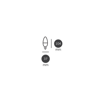 LED žiarovka VK Light Candle Plastic E14 9 W