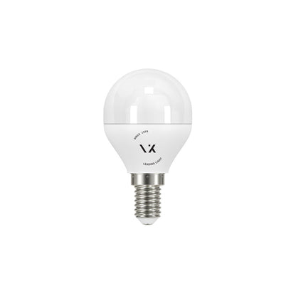 LED žiarovka VK Light Mini Globe Plastic E14 ø45 9 W s možnosťou stmievania