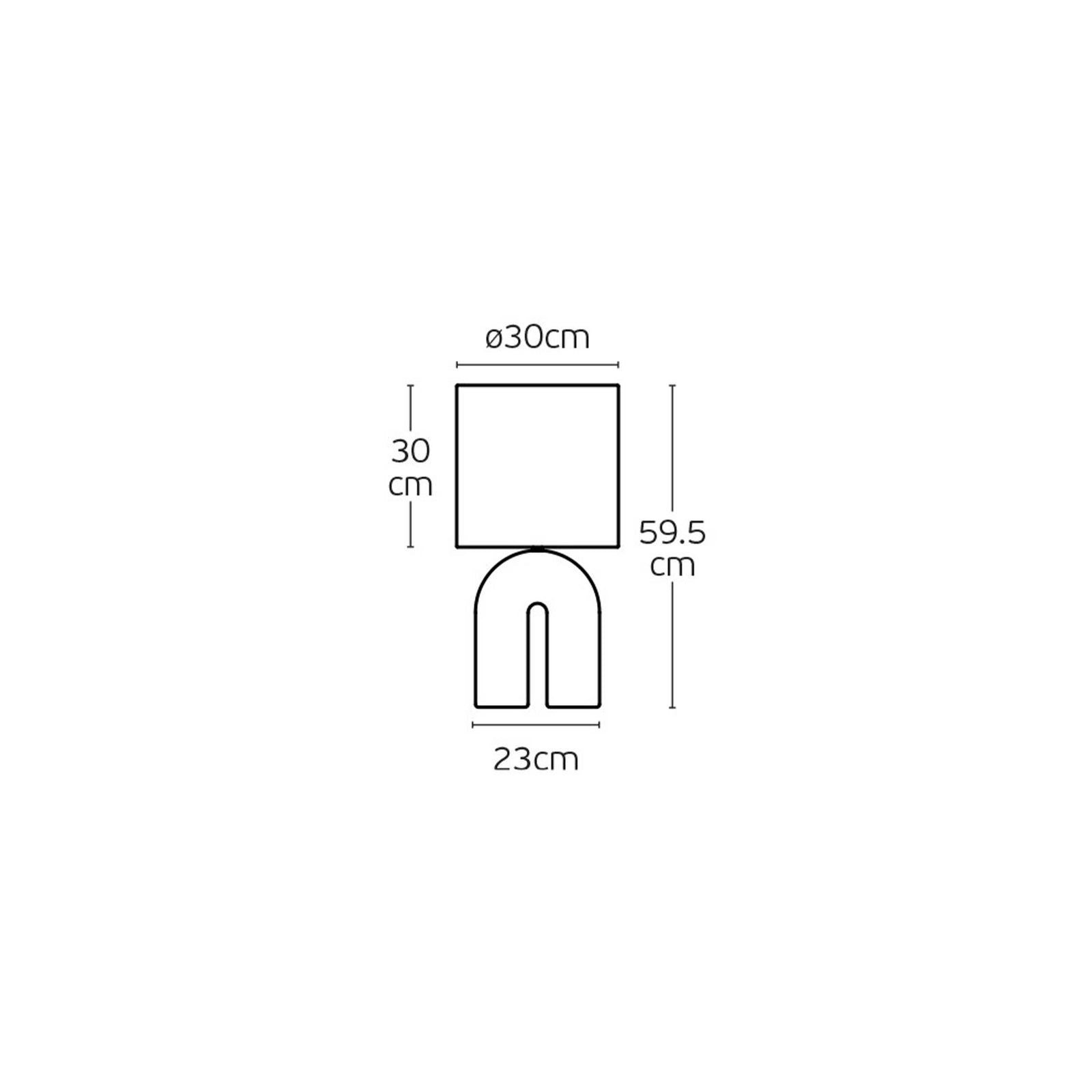 VK Light Arch E27 stolová svietidlo