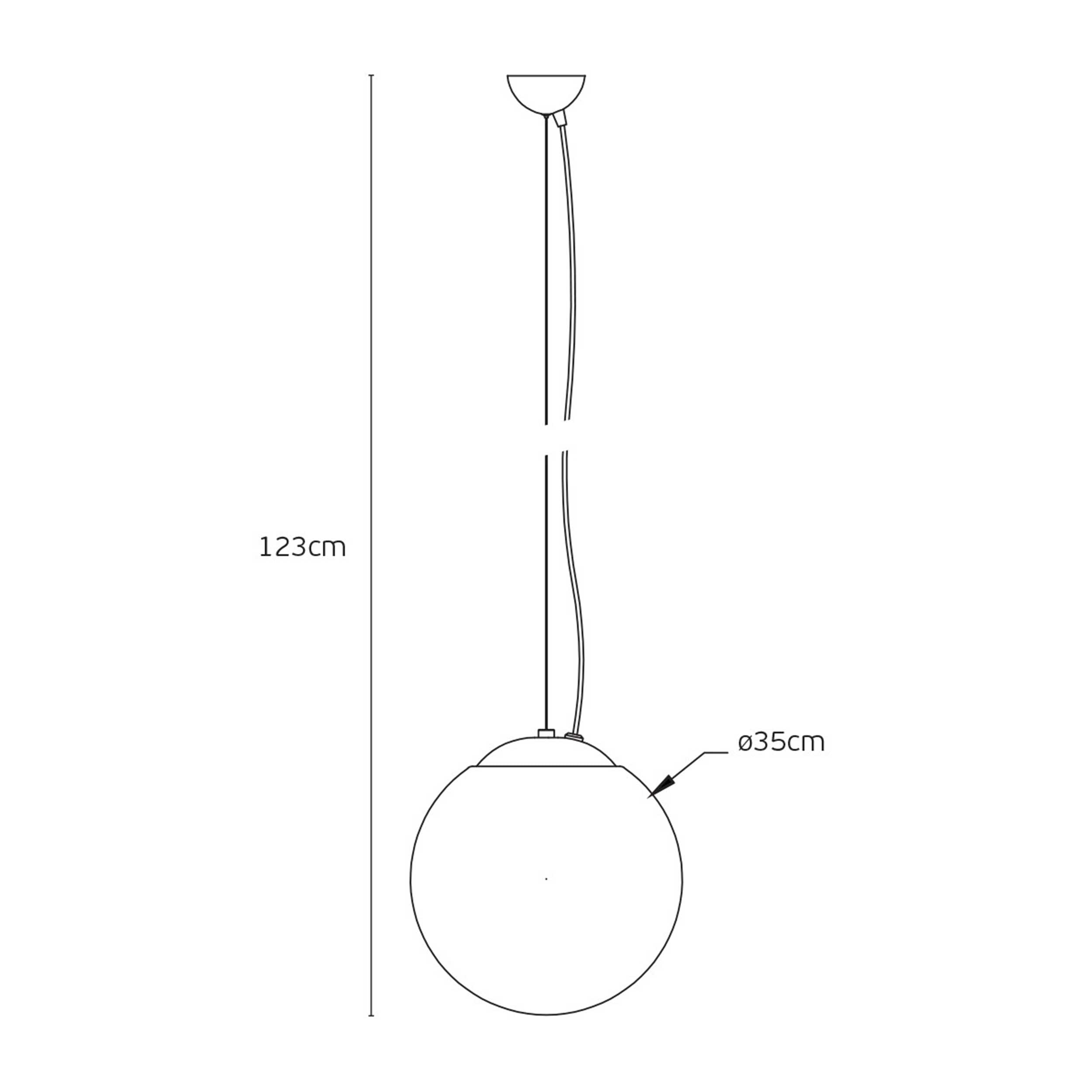 VK Light Bala LED závesné svietidlo IP54
