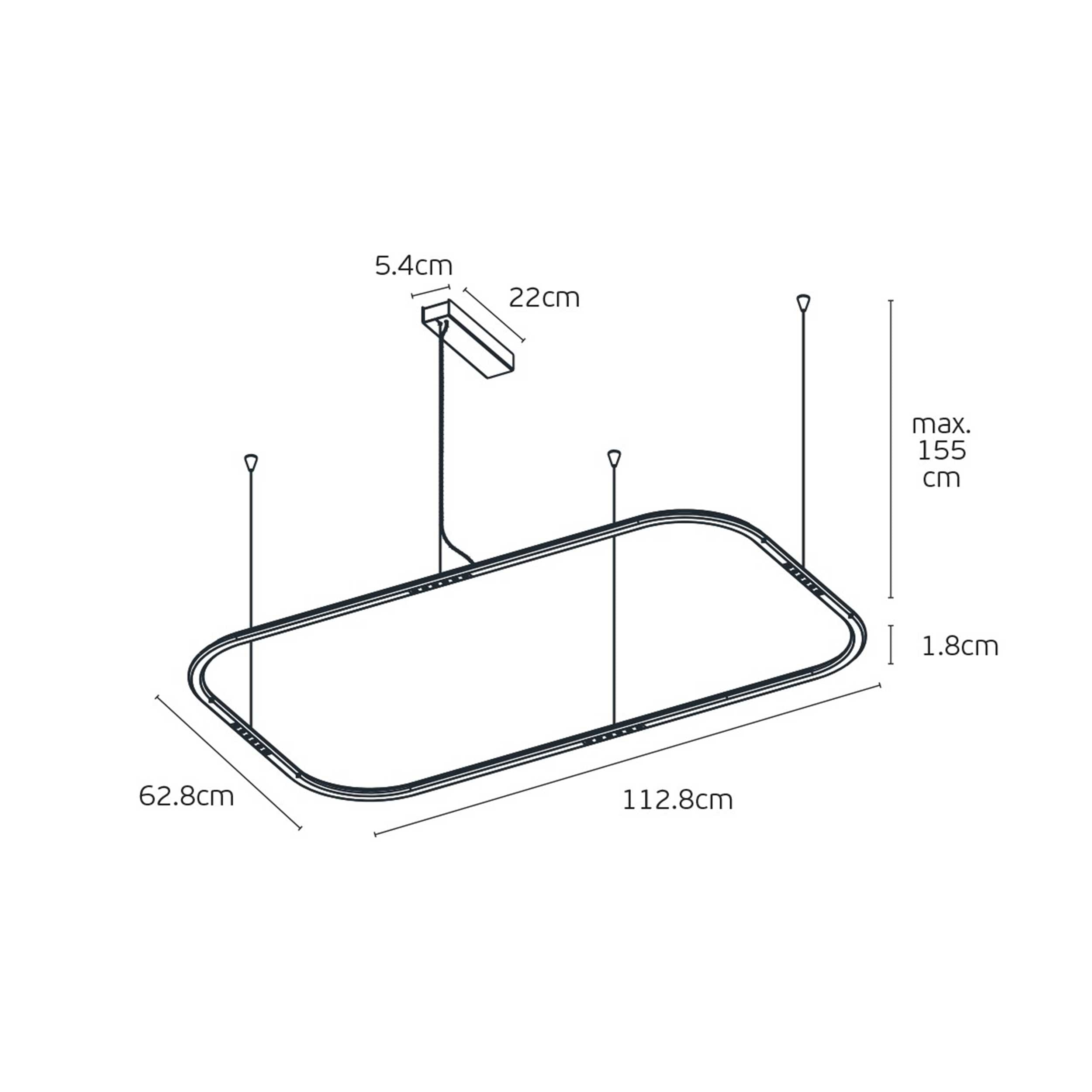 VK Light Core LED závesné svietidlo