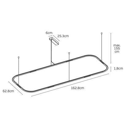 VK Light Core LED závesné svietidlo