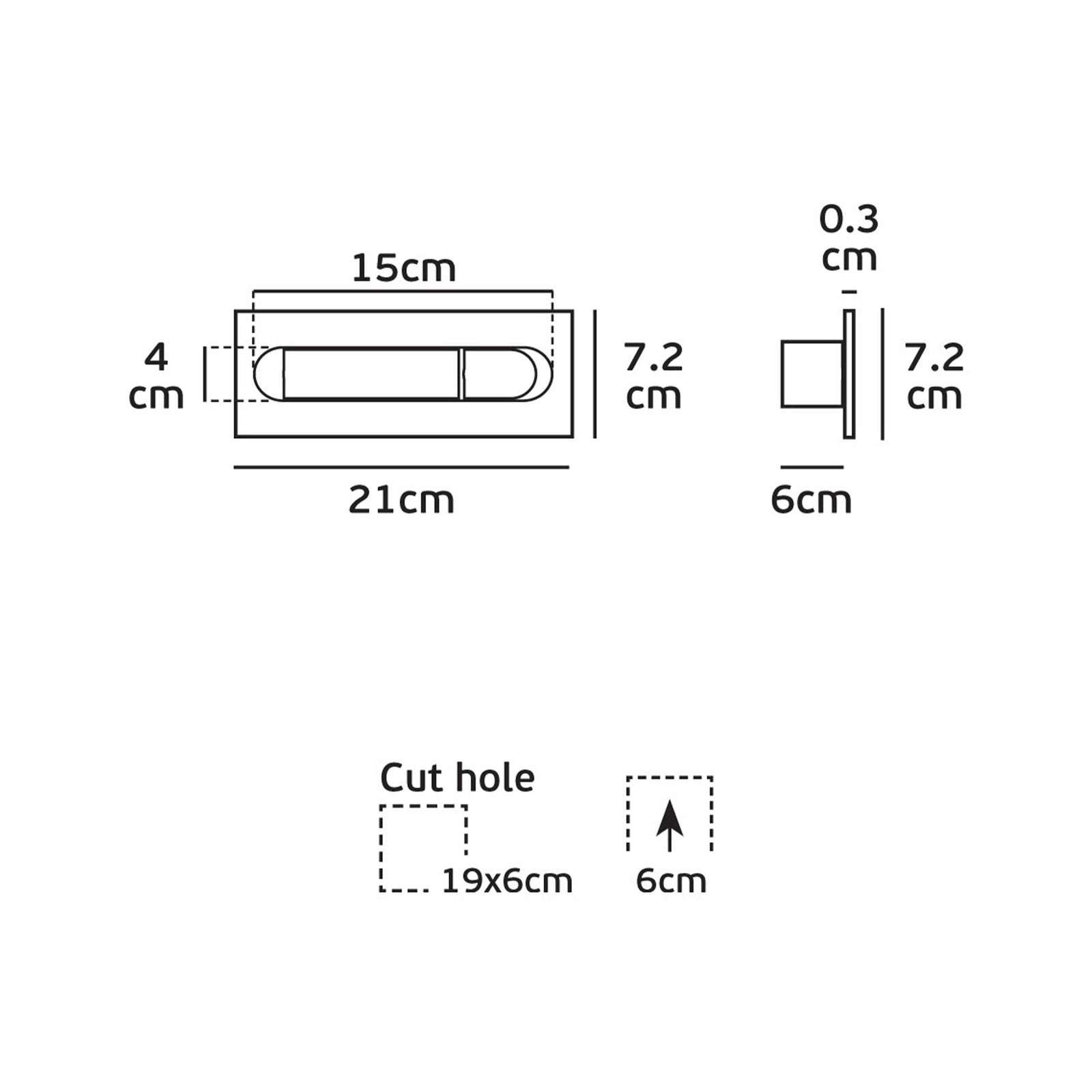 VK Light Ellis LED nástenné svietidlo