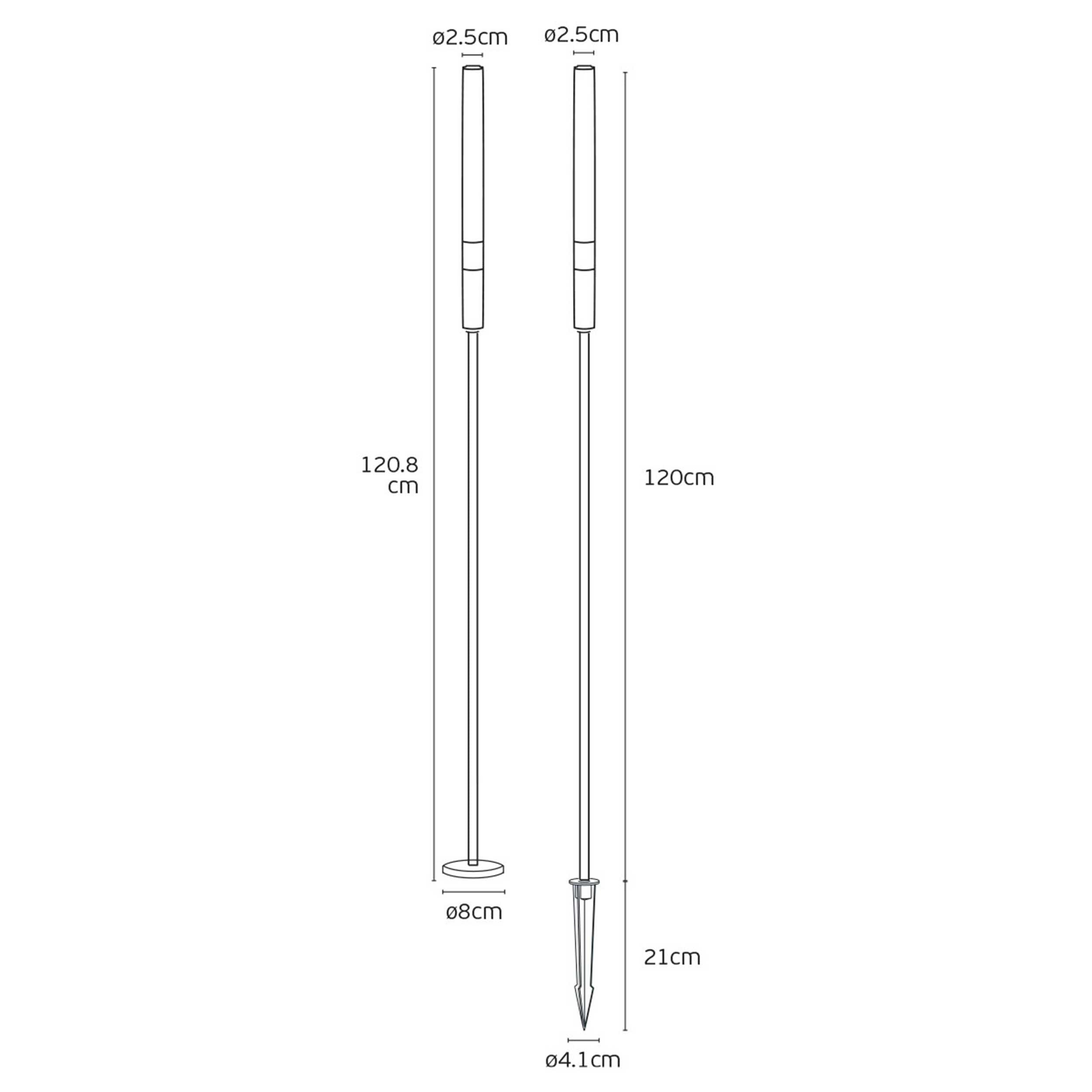 VK Light Mim LED stĺpové svietidlo IP65