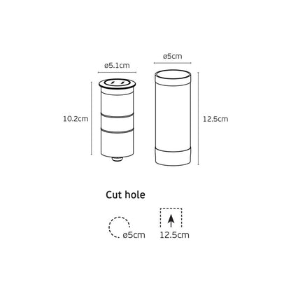 VK Light Moom LED stĺpové svietidlo IP67