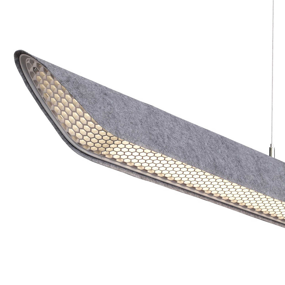VK Light Mute Slim LED závesné akustické svietidlo