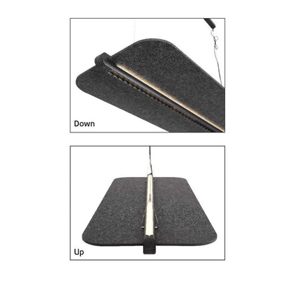 VK Light Mute L LED závesné akustické svietidlo horizontálne