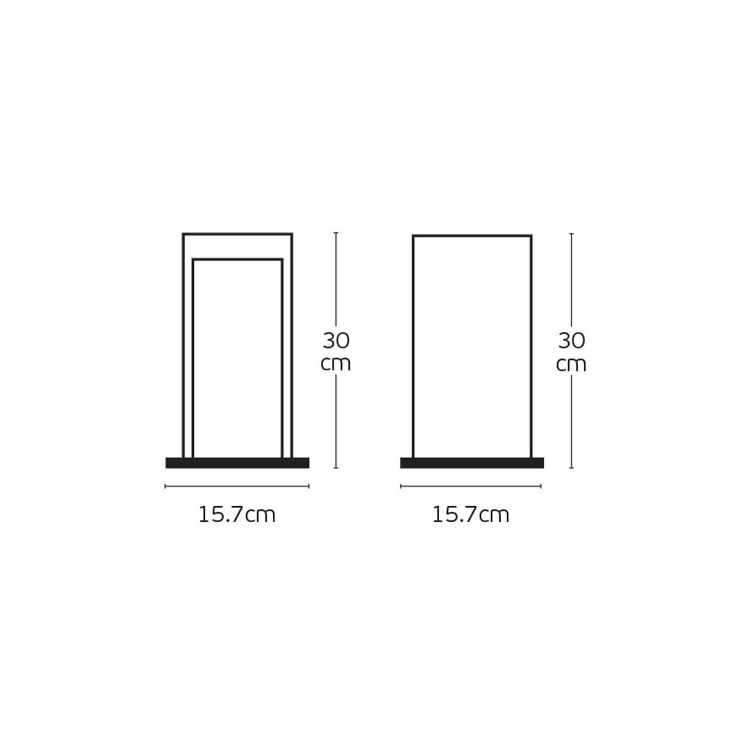 VK Light Natu II LED vonkajšie stĺpové svietidlo IP65