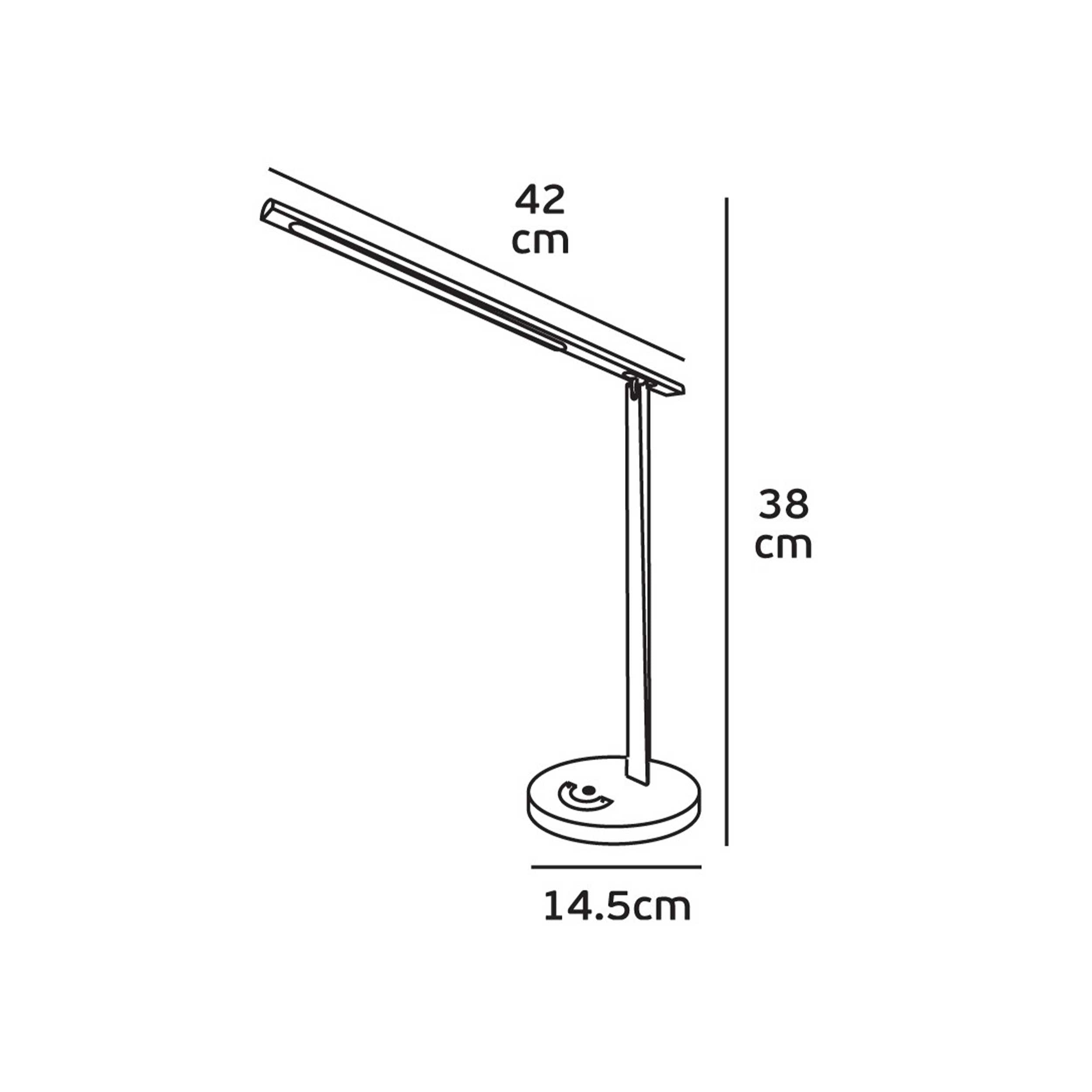 VK Light Nia LED Linear stolová svietidlo stmievateľné 3CCT