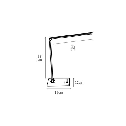 VK Light Nia Square LED stolová svietidlo s reguláciou jasu 3CCT