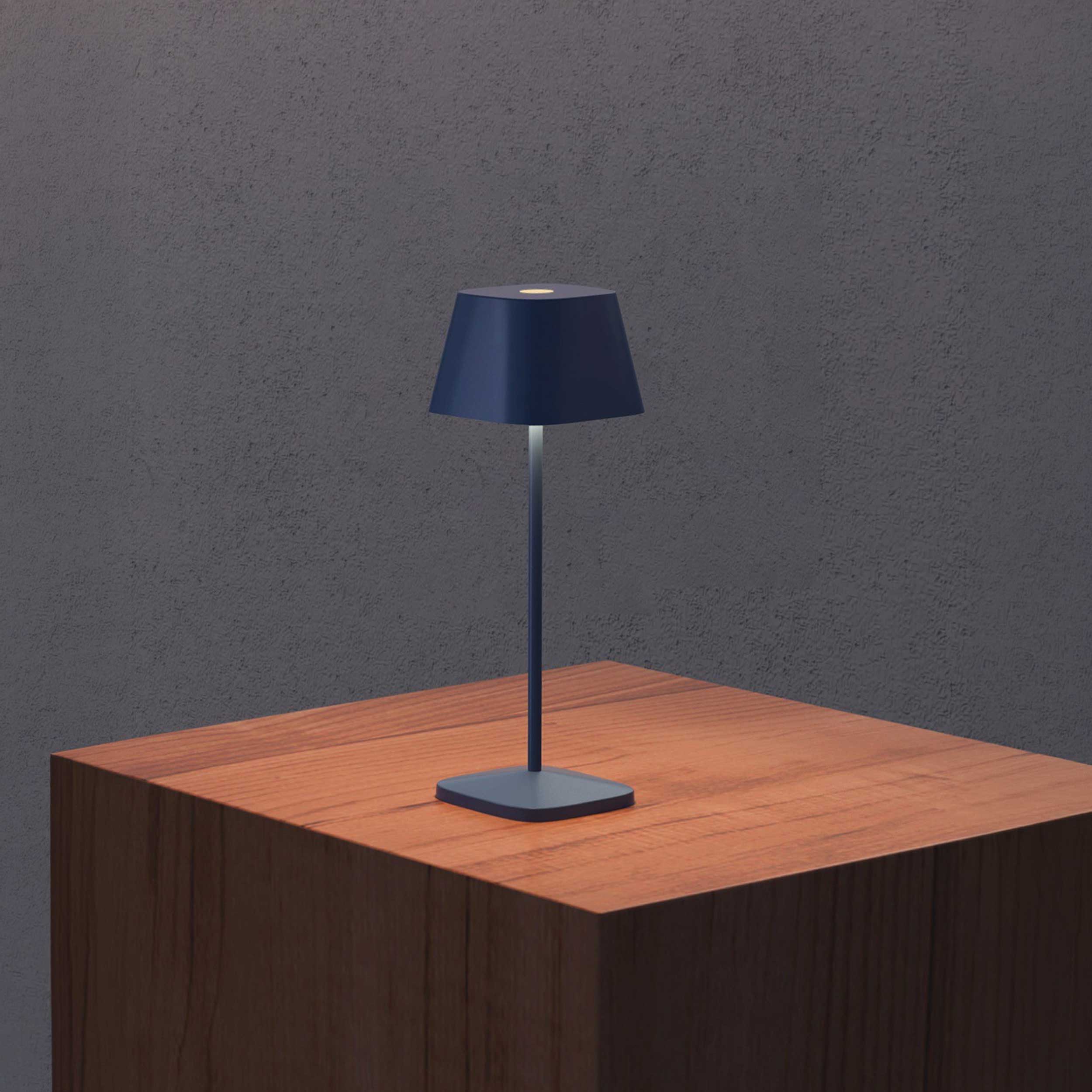 VK Light Opos LED stolová prenosná svietidlo IP65 hranatá