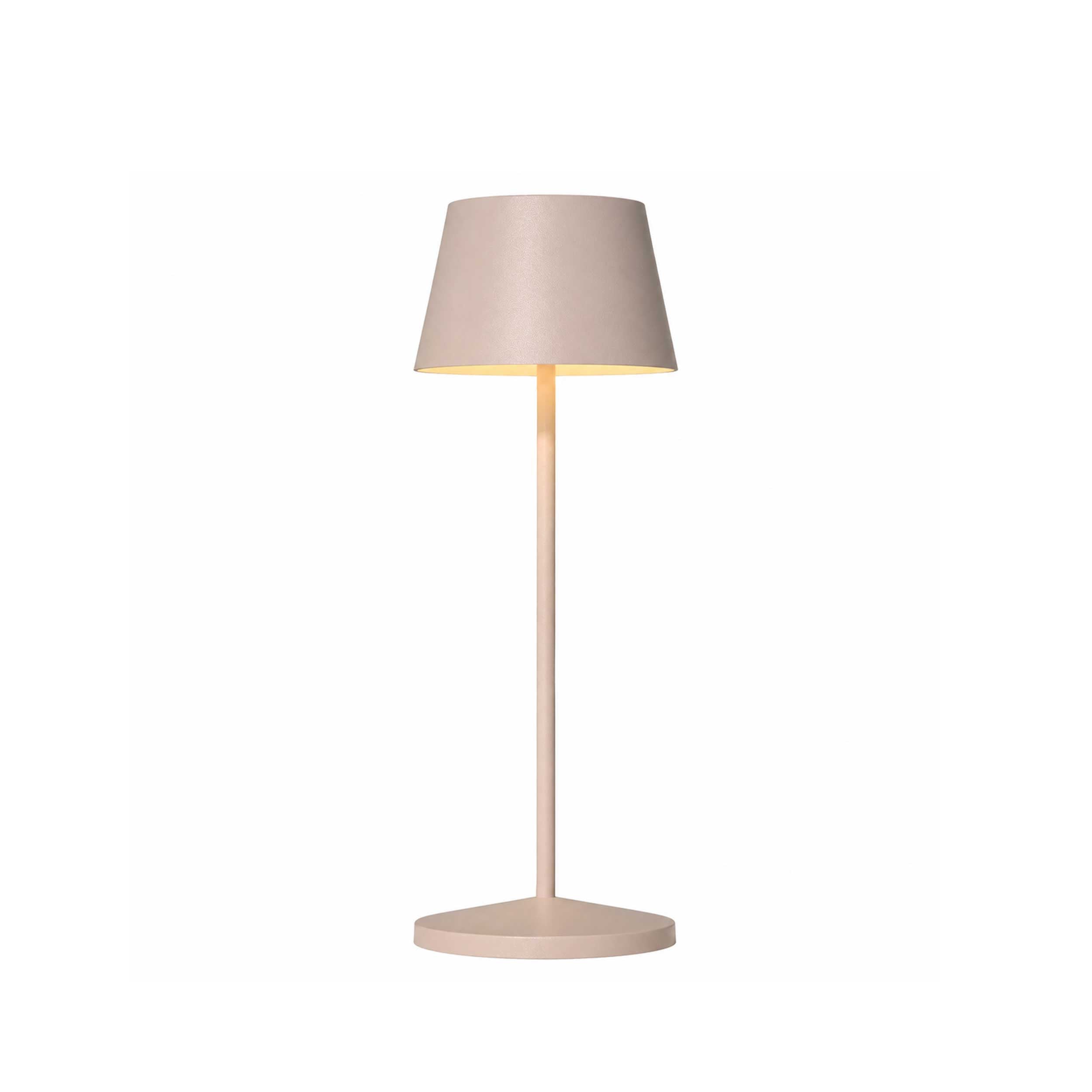 VK Light Opos LED stolová prenosná svietidlo IP65 okrúhla