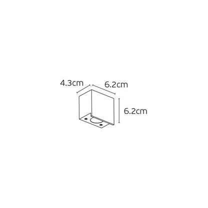 VK Light Pit LED nástenné svietidlo IP65 hranaté