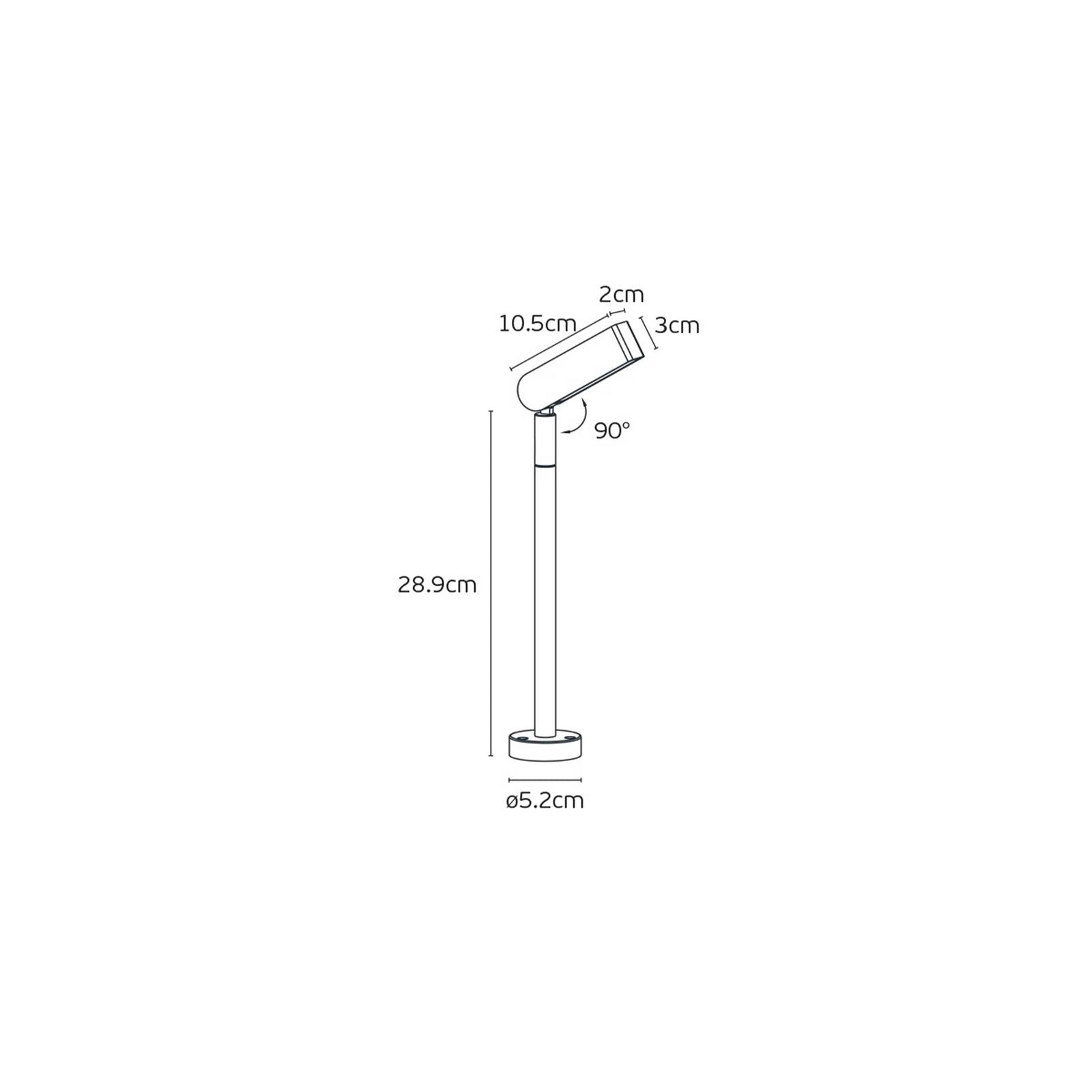 VK Light Robi LED stĺpové svietidlo IP65