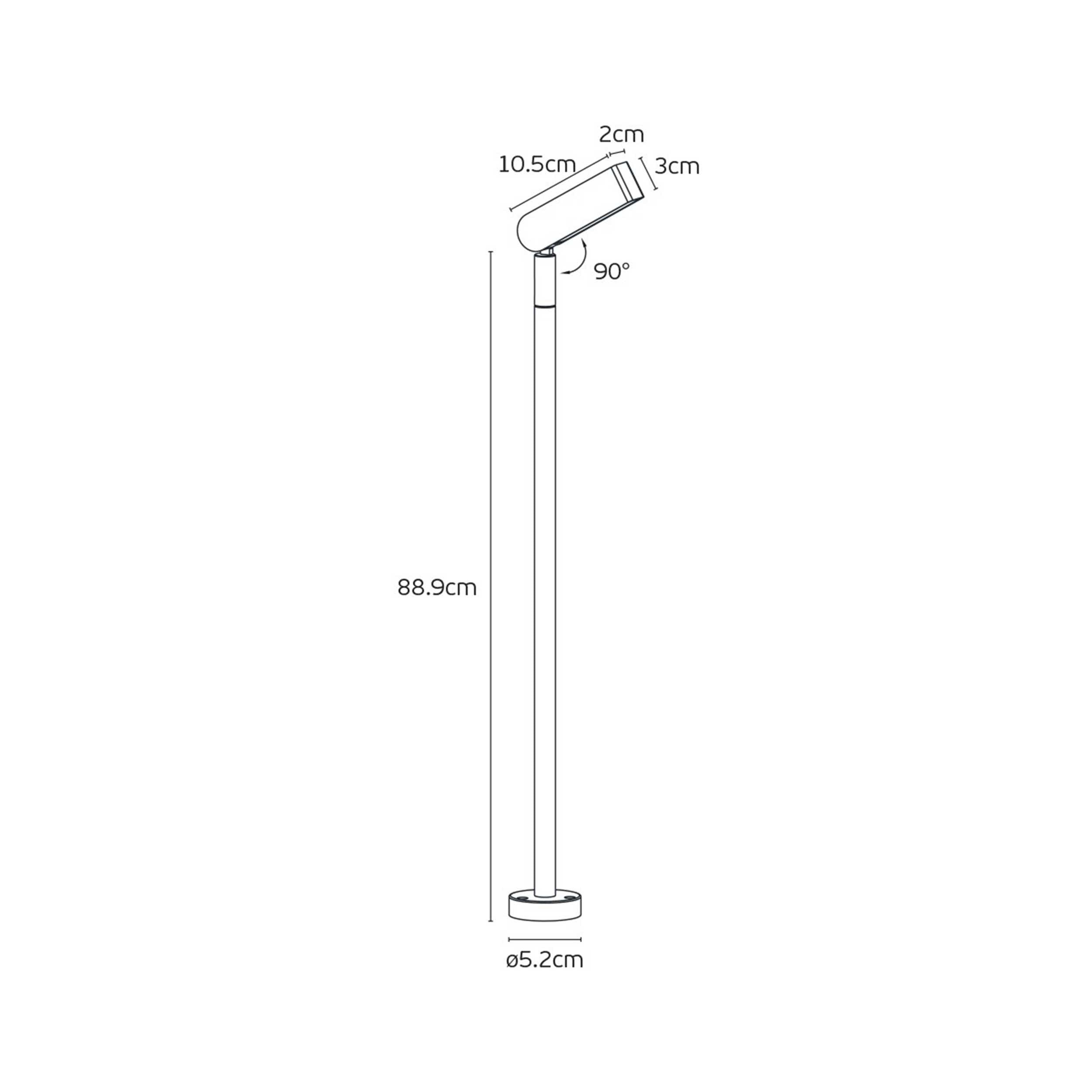 VK Light Robi LED stĺpové svietidlo IP65