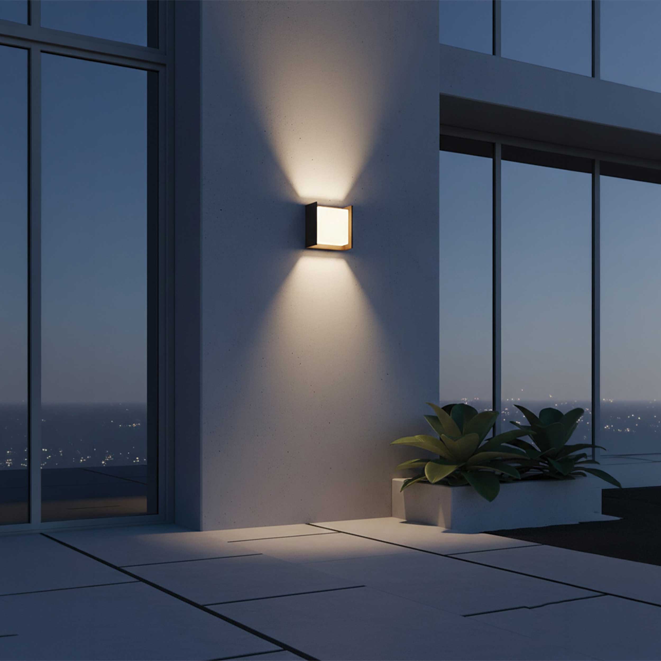 VK Light Tod LED nástenné svietidlo IP65