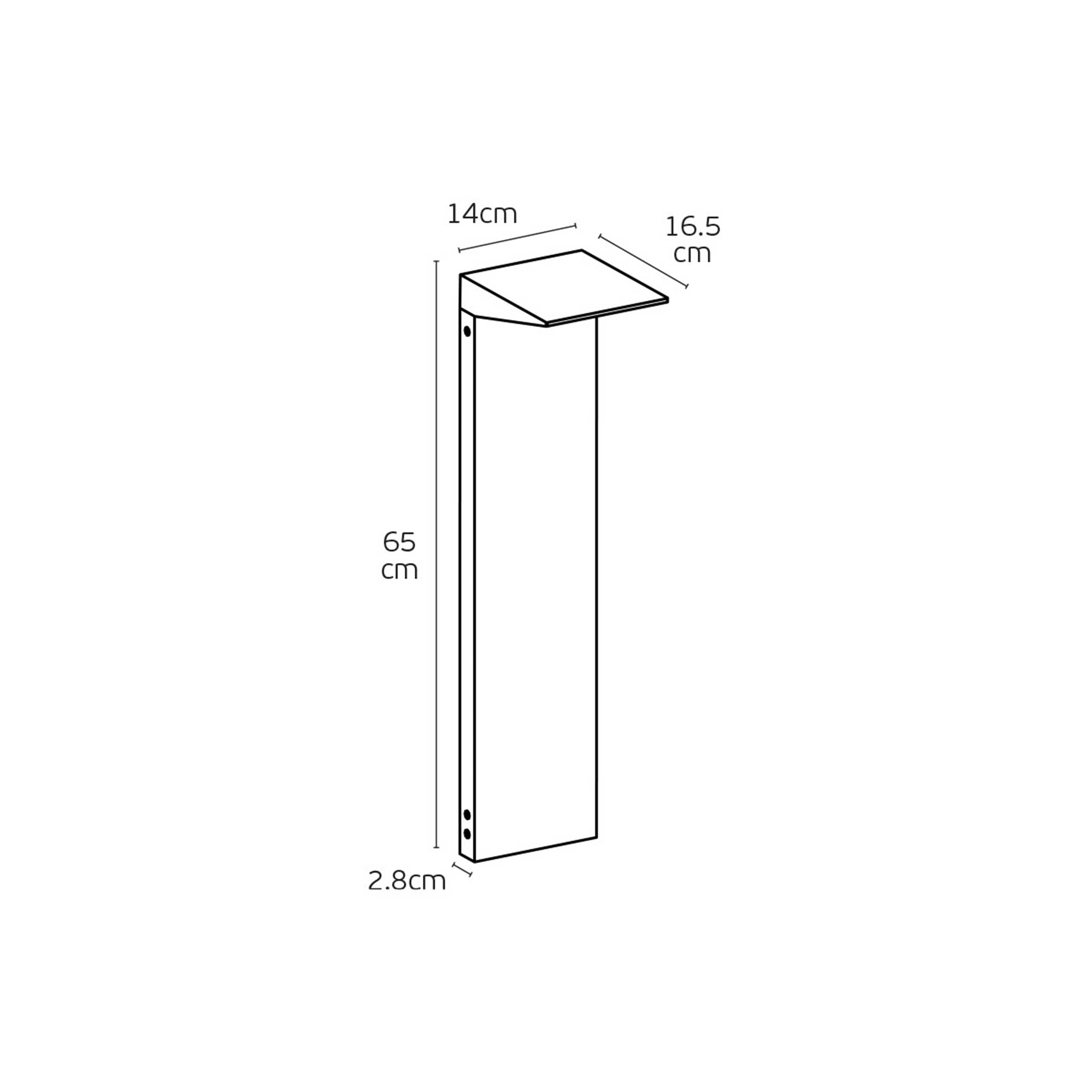 VK Light Zen LED stĺpové svietidlo IP65