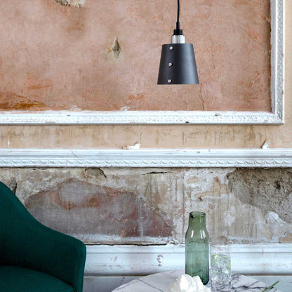 Buster & Punch HOOKED 1.0 Graphite E27 závěsné svítidlo