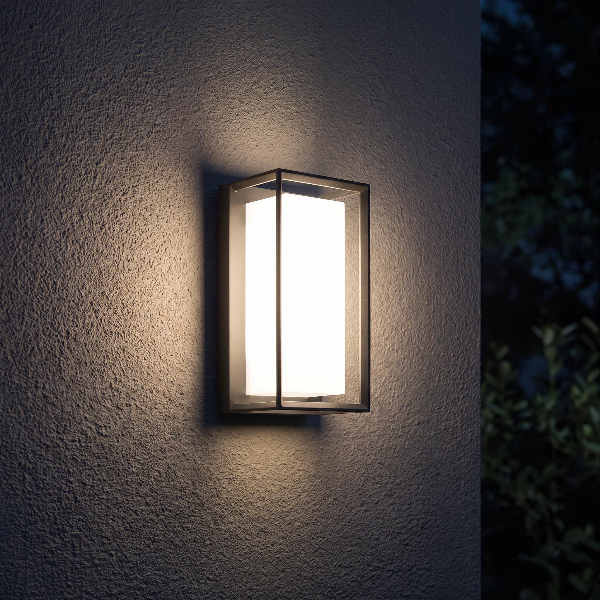 VK Light Neon LED nástenné svietidlo IP65 obdĺžnikové