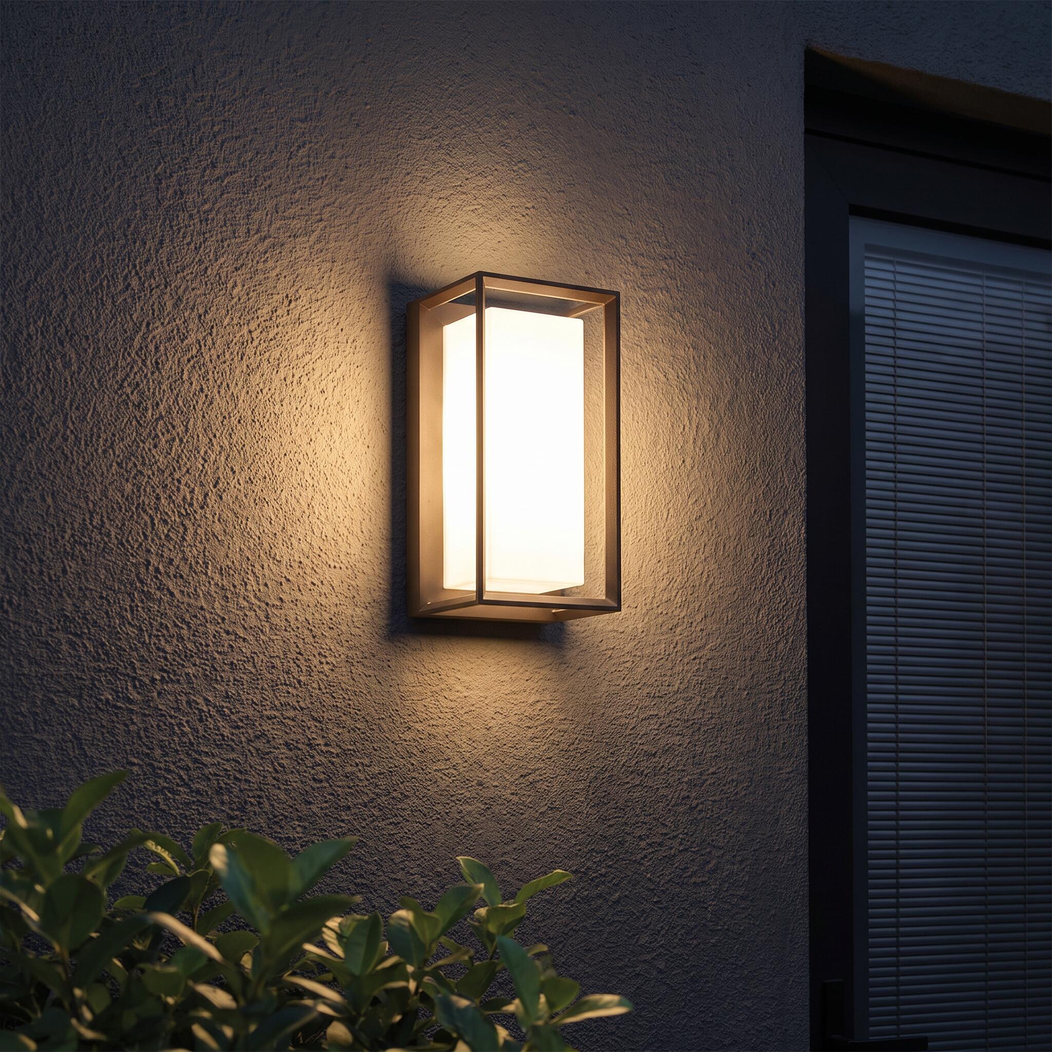 VK Light Neon LED nástenné svietidlo IP65 obdĺžnikové