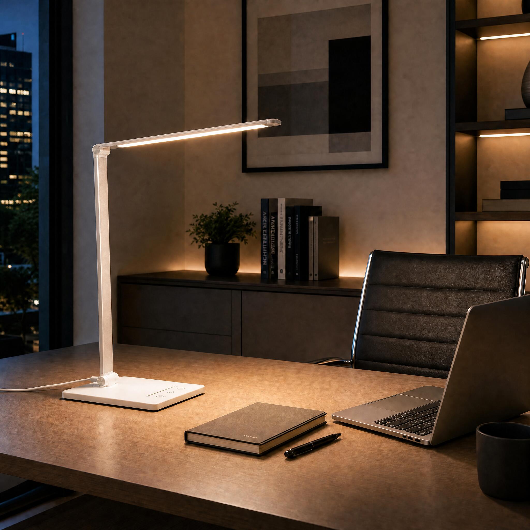 VK Light Nia Square LED stolová svietidlo s reguláciou jasu 3CCT