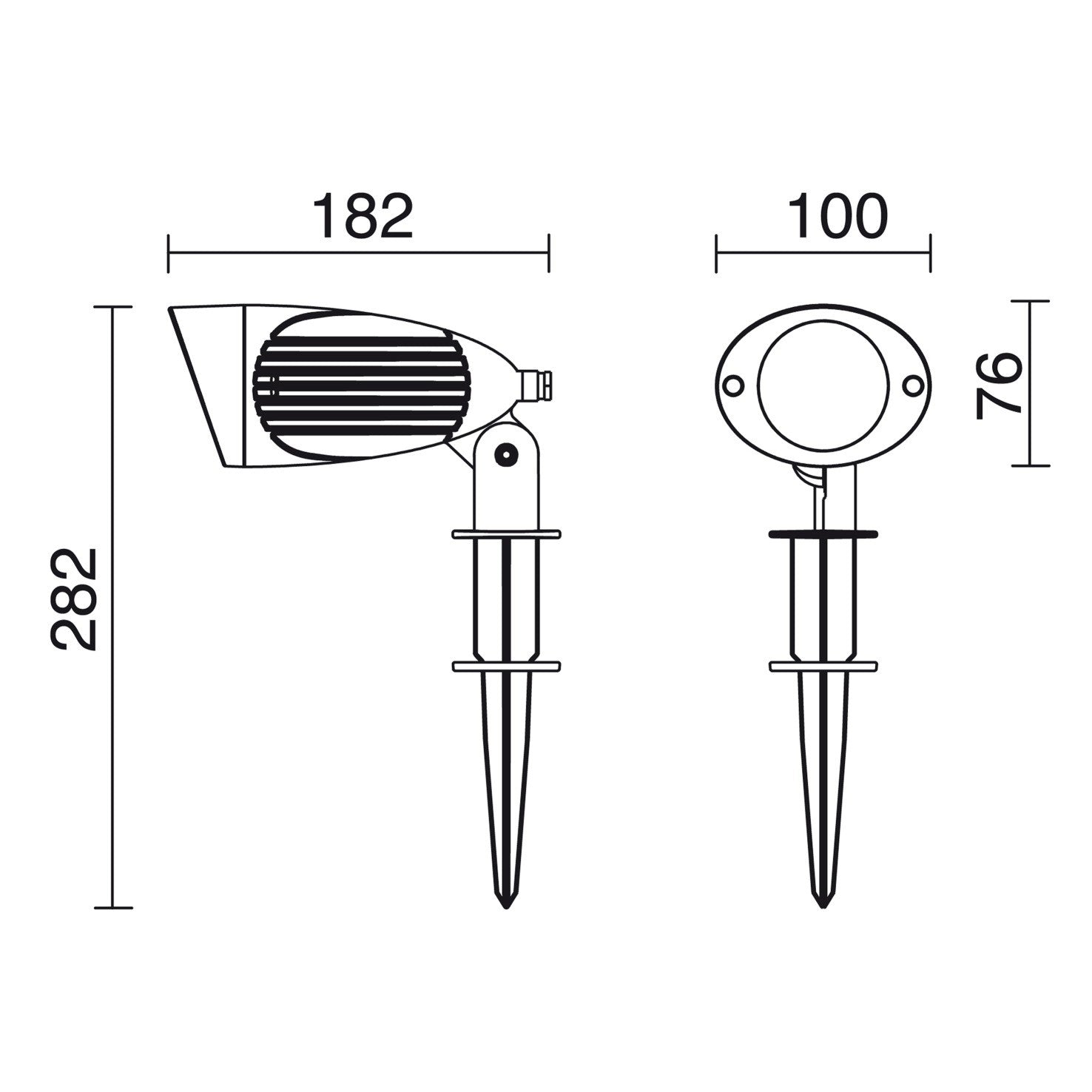 Cristher Abbi GU10 bodové svítidlo