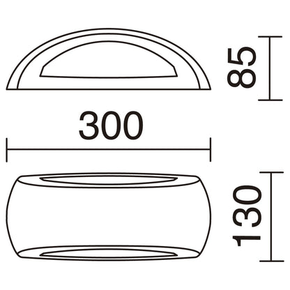 Dopo Calm E27 přisazené svítidlo černé se sensorem